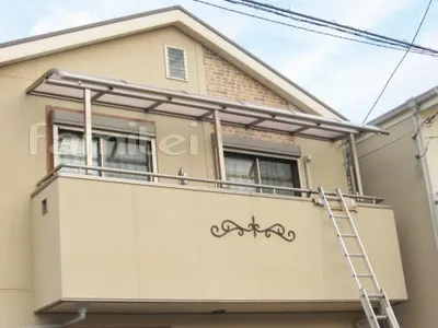 ベランダ物干し　レギュラーテラス屋根2F