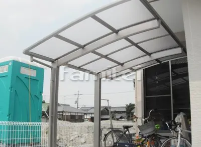 自転車屋根 サイクルポート 新日軽 ファインポートミニ