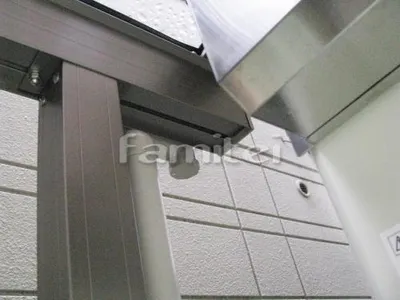テラス屋根 樋移動