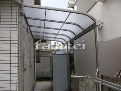 テラス屋根 レギュラーテラス1階 竿掛け
