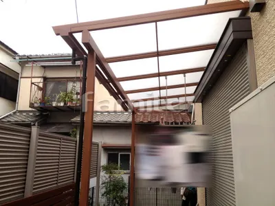 ベランダ屋根 ナチュレ 三協 吊り下げ式ロング竿掛け