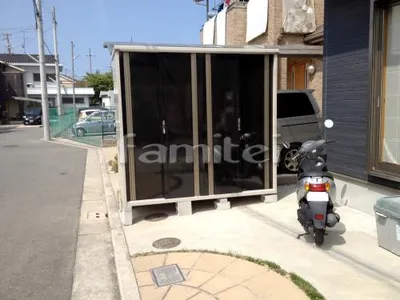 物置取り付け工事 タクボ物置M-229HF