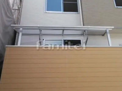 ベランダ屋根 YKKAP ヴェクター(ベクター)テラス屋根 2階用 R型アール屋根 物干し