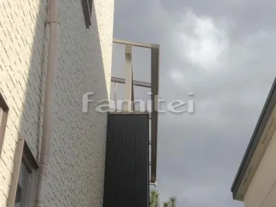 ベランダ屋根 YKKAP ヴェクター(ベクター)テラス屋根 2階用 F型フラット屋根 物干し