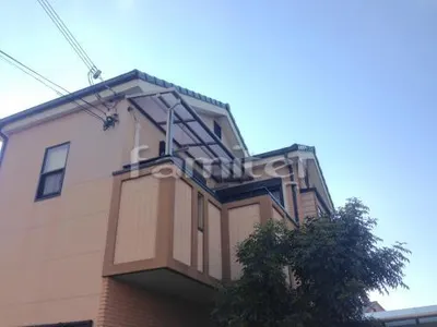 洗濯干し屋根 フラットテラス屋根 2階用 F型フラット屋根 物干し