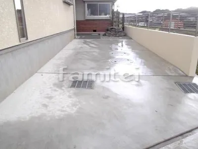 駐車場ガレージ 土間コンクリート 伸縮目地