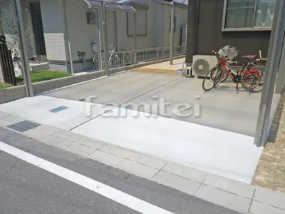 駐車場ガレージ床 土間コンクリート 伸縮目地