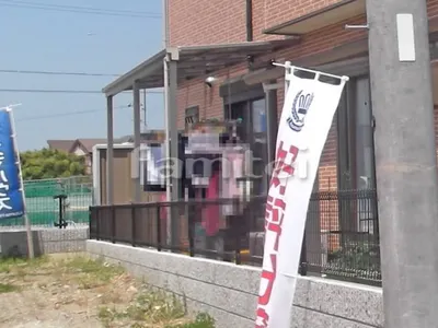雨除け屋根 フラットテラス屋根 1階用 F型 物干し