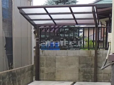 自転車バイク屋根 三協アルミ カムフィNexF フラット屋根 サイクルポート