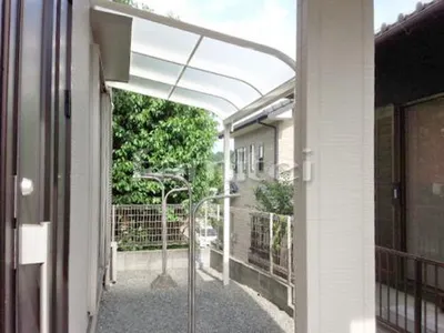 洗濯干し屋根 YKKAP ヴェクターテラス屋根(ベクター) 1階用 R型アール屋根