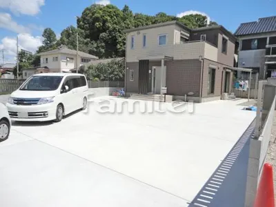 新築シンプル オープン外構