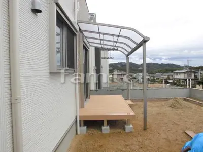 洗濯干し屋根 レギュラーテラス屋根 1階用 R型アール屋根 物干し