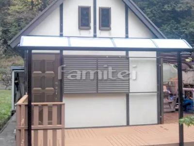 洗濯干し屋根 レギュラーテラス屋根 1階用 R型アール屋根