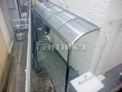 洗濯干し屋根 レギュラーテラス屋根 1階用 R型アール屋根