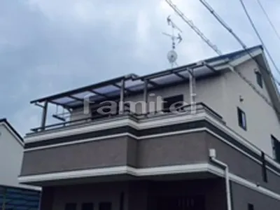 ベランダ屋根 レギュラーテラス屋根 2階用 R型アール屋根 物干し 2ヶ所