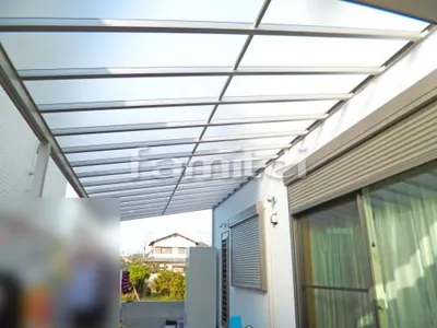 洗濯干し屋根 YKKAP ヴェクターテラス屋根(ベクター) 1階用 F型フラット屋根