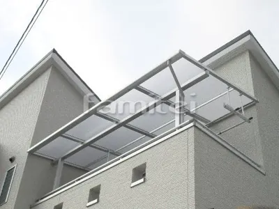 ベランダ屋根 LIXILリクシル スピーネ 2階用 F型フラット屋根