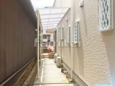 雨除け屋根 フラットテラス屋根 1階用 F型
