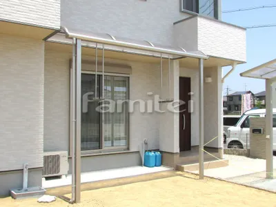洗濯干し屋根 YKKAP ヴェクターテラス屋根(ベクター) 1階用 R型アール屋根 物干し