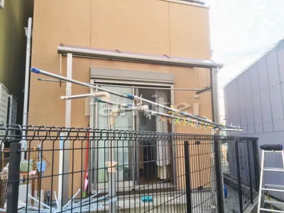 雨除け屋根 レギュラーテラス屋根 1階用 R型アール屋根 物干し