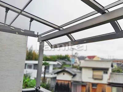 ベランダ屋根 LIXILリクシル スピーネ 2階用 R型アール屋根 物干し
