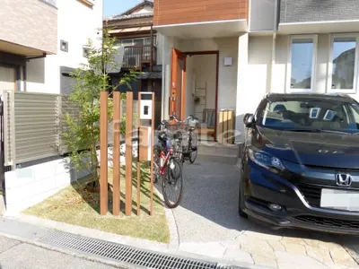 玄関まわり 門柱 アプローチ
