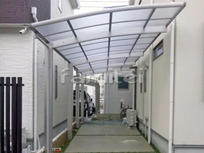 カーポート YKKAP レイナポートグラン 縦2台用(縦連棟) R型アール屋根