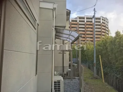 雨除け屋根 LIXILリクシル スピーネ 1階用 R型アール屋根 物干し