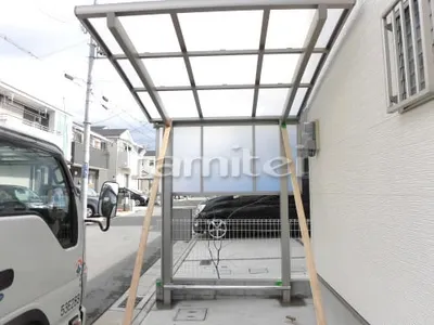 自転車バイク屋根 LIXILリクシル ネスカR サイクルポート 駐輪場屋根 目隠しパネル(側面 サイド) 輪止め