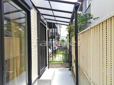 雨除け屋根 フラットテラス屋根 1階用 F型