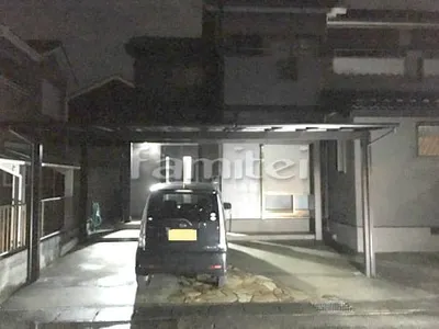 カーポート YKKAP エフルージュグラン 横2台用(ワイド ツイン) F型フラット屋根