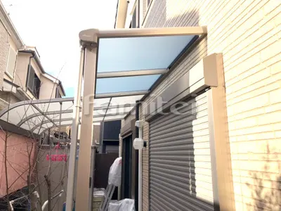 雨除け屋根 フラットテラス屋根 1階用 F型