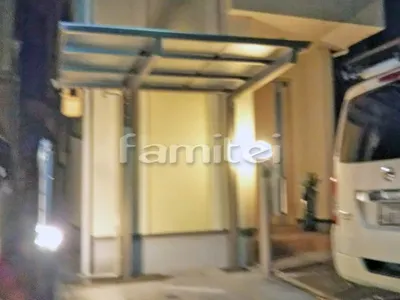 自転車バイク屋根 三協アルミ セルフィ 駐輪場屋根 サイクルポート F型フラット屋根