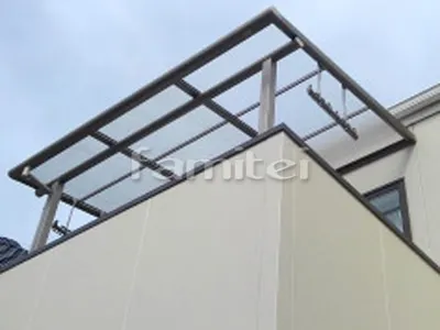 ベランダ屋根貼り
