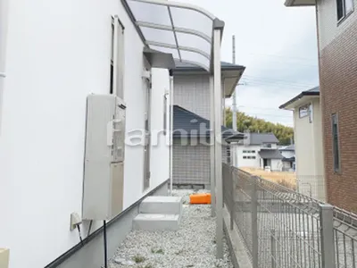 雨除け屋根 YKKAP ヴェクターテラス屋根(ベクター) 1階用 R型アール屋根