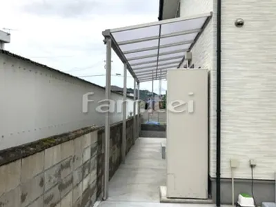 雨除け屋根 YKKAP ソラリア 1階用 F型フラット屋根