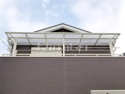 ベランダ屋根 LIXILリクシル スピーネ 2階用 連棟 F型フラット屋根