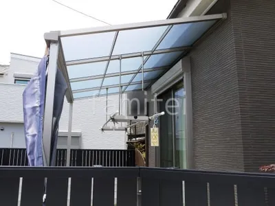 雨除け屋根 LIXILリクシル テラスVA(F) 1階用 F型フラット屋根 物干し