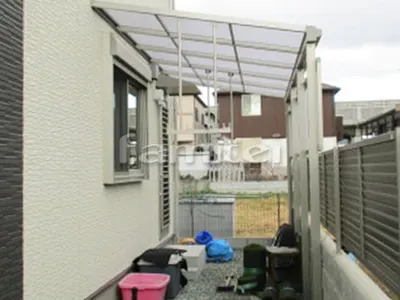 雨除け屋根 YKKAP ソラリアテラス屋根 1階用 F型フラット屋根 物干し
