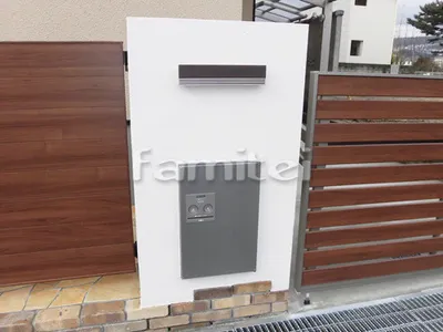 宅配ボックス Panasonicパナソニック コンボ ミドルタイプ 郵便受けポスト ディーズガーデン ウッドレール