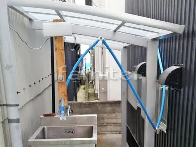 自転車バイク屋根 LIXILリクシル ネスカR 駐輪場屋根 サイクルポート R型アール屋根