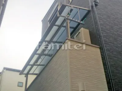 ベランダ屋根 三協アルミ レボリューAテラス屋根 2階用 F型フラット屋根 物干し