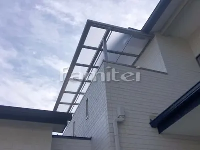 ベランダ屋根 LIXILリクシル パワーアルファ 2階用 積雪30cm対応 F型フラット屋根