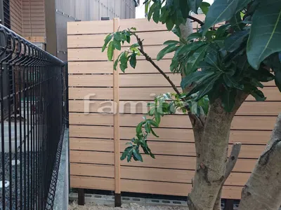 人工木・樹脂 フェンス（木調） F＆F マイティウッド ベーシック極 高尺タイプ 目隠し 木調・ラティス 樹脂