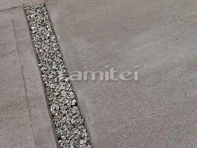 化粧砂利敷き