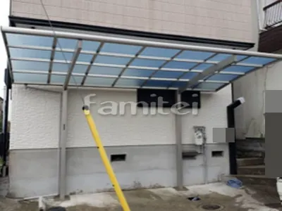 カーポート YKKAP レイナポートグラン 1台用(単棟) F型フラット屋根