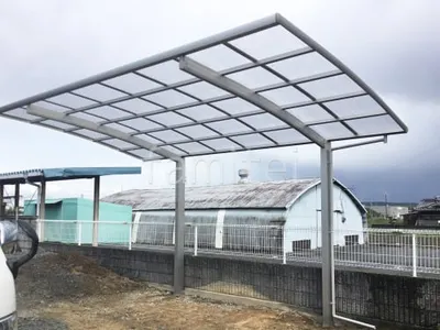 カーポート１台 （単棟）  プライスポートＲ アール屋根