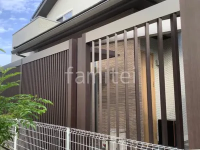 アルミ形材 フェンス LIXIL 木製調Gスクリーン 縦格子タイプ 木調・ラティス スクリーン・格子