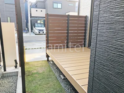 人工木デッキ  LIXIL 人工木 樹ら楽ステージ 