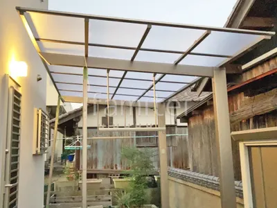カーポート１台 （単棟） LIXIL ネスカＦ フラット屋根